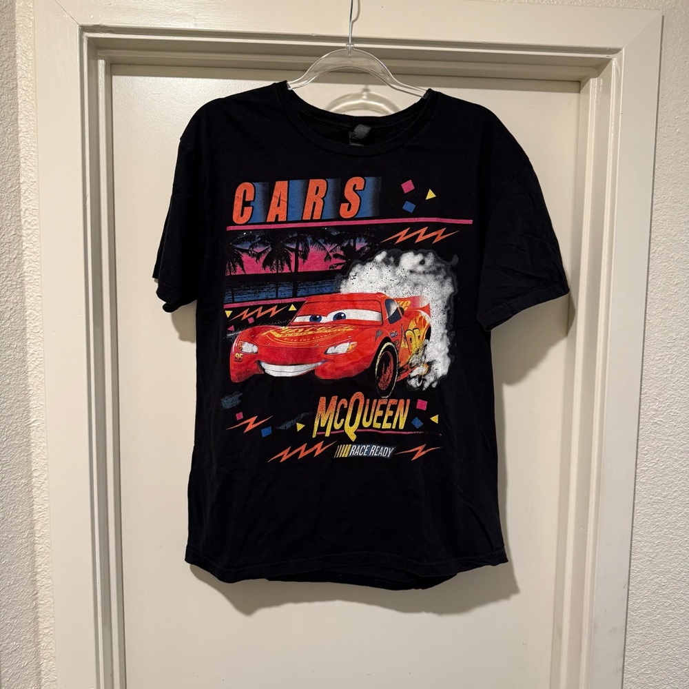 Black Cars McQueen Graphic T-Shirt Disney Pixar